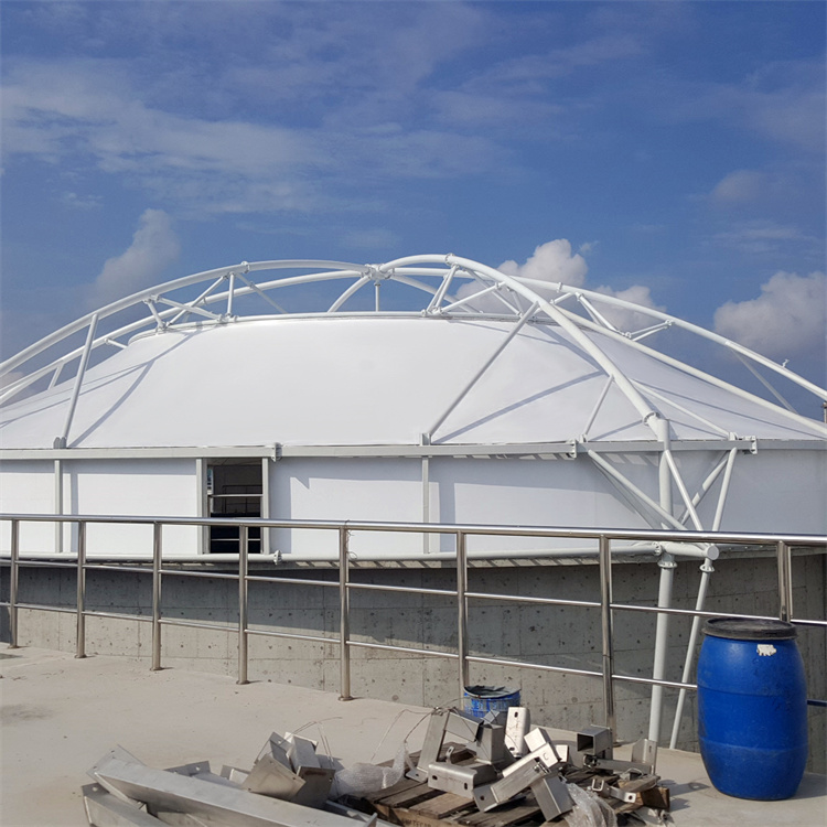 Cesspit anti hanging membrane shell type automatic sealed membrane deodorization environmental protection project Langyi Industrial membrane shed factory