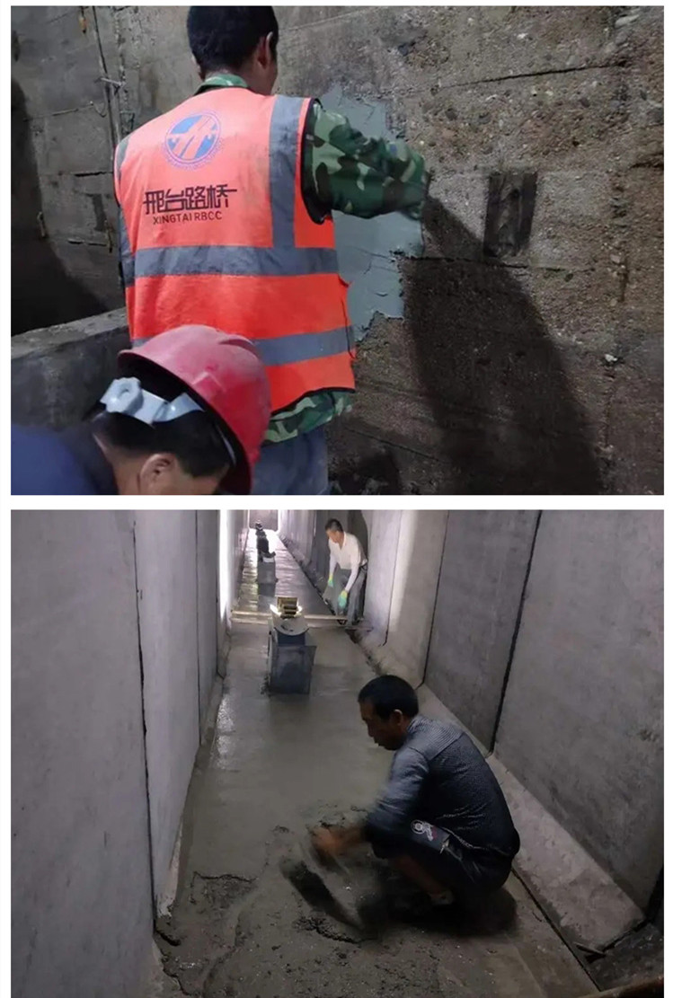 High strength epoxy resin mortar, high-strength and high adhesive cement pavement repair material