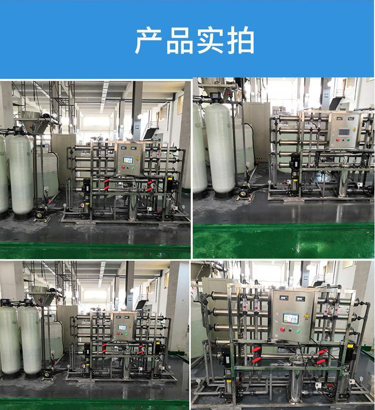 1 ton secondary reverse osmosis pure water treatment equipment professionally customized by Xinwei Source Factory