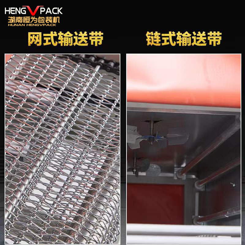 Hot air circulation shrinkage machine, mesh type fully automatic shrinkage packaging machine, express gift box, book