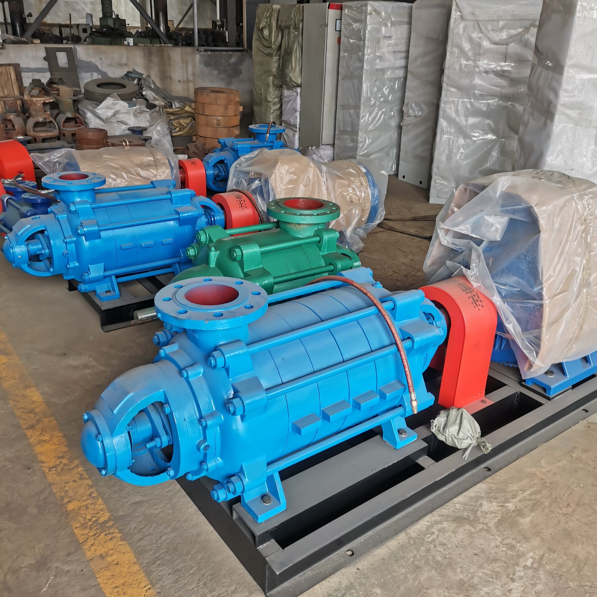 Horizontal multi-stage centrifugal pump D-type high-rise booster pump boiler feed water, hot water circulation pump, clean water pump lift