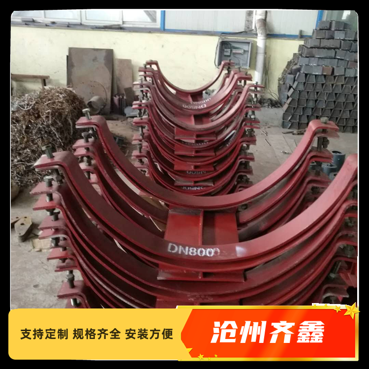 Pipeline fixing bracket, double bolt hoop, chemical pipeline support and hanger, pipe gallery finished support and hanger customization