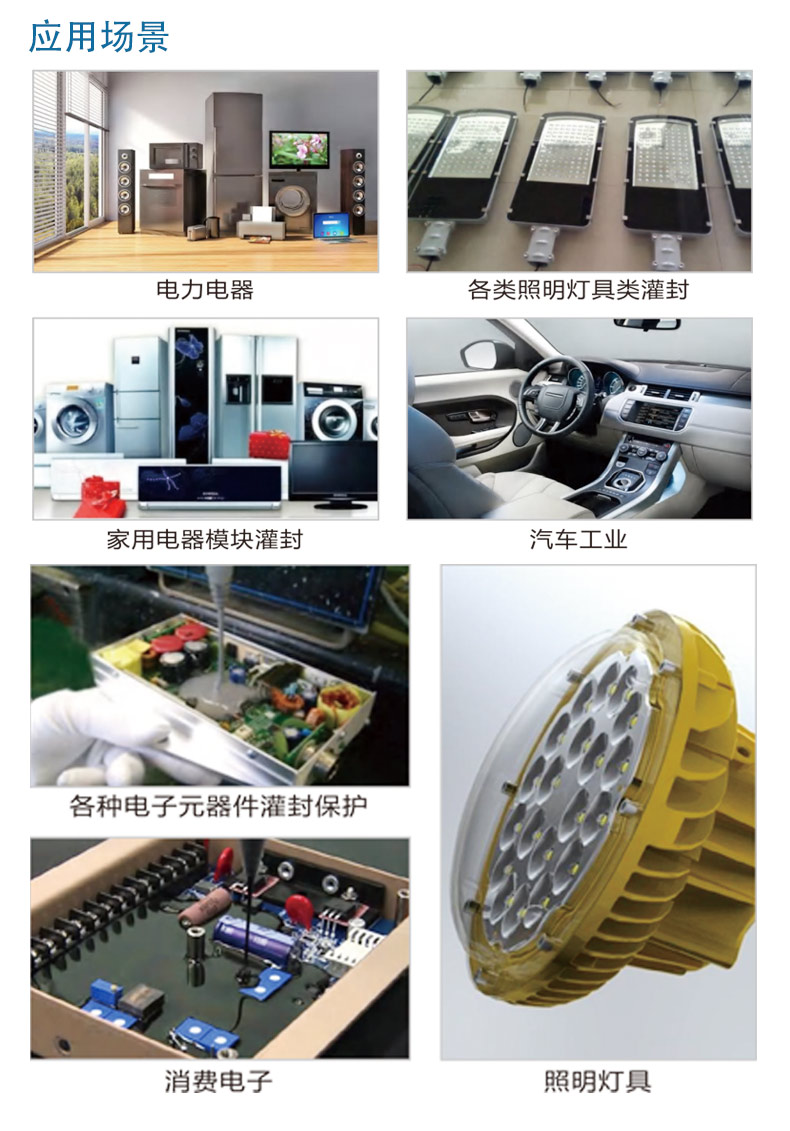 Organic silicon thermal conductive potting adhesive for optoelectronic displays 0.8-3.0W/m.k AB high thermal conductivity two component waterproof adhesive