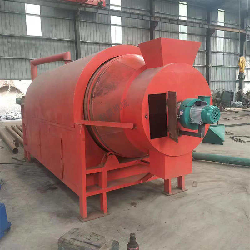 Drum type coal-fired chicken manure dryer Junlei heating tofu residue dryer Distillery lees drying equipment