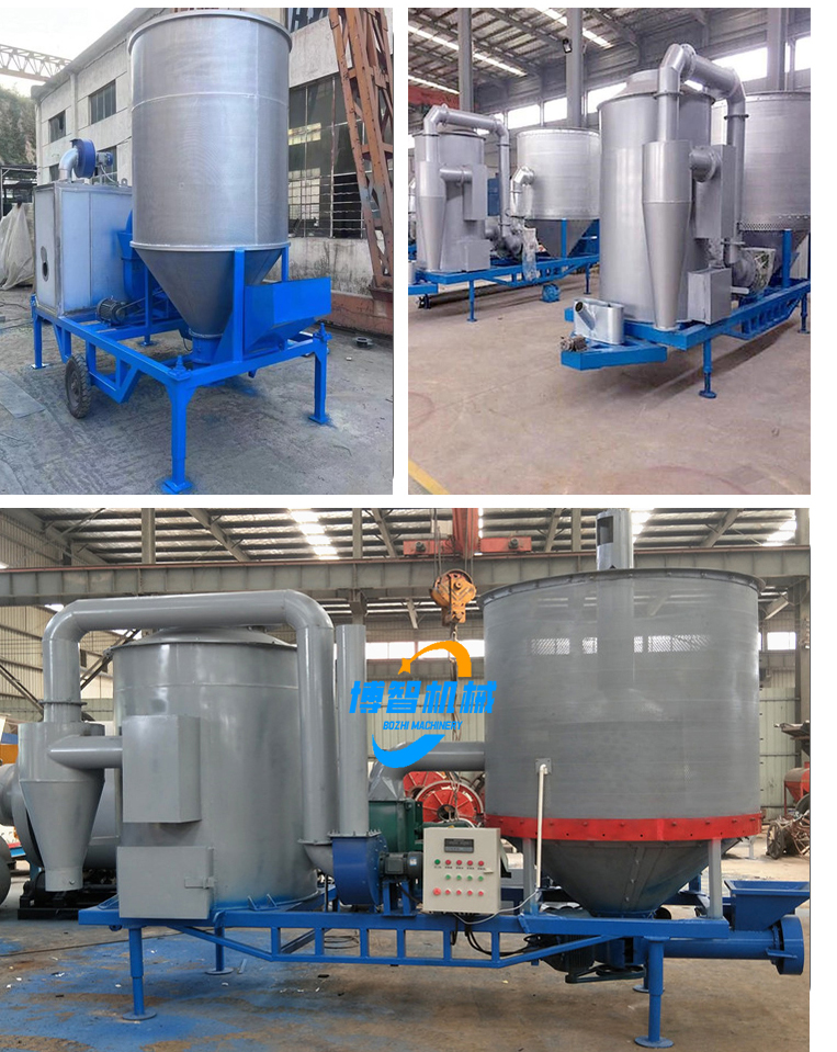 Grain and crop dryers, corn, wheat, rice, and grains. Mobile drying equipment, Boshi strength manufacturer