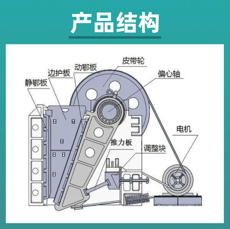 V-type deep cavity Tianyouchen ore fine crusher for mining, jaw type coarse crusher, limestone crusher