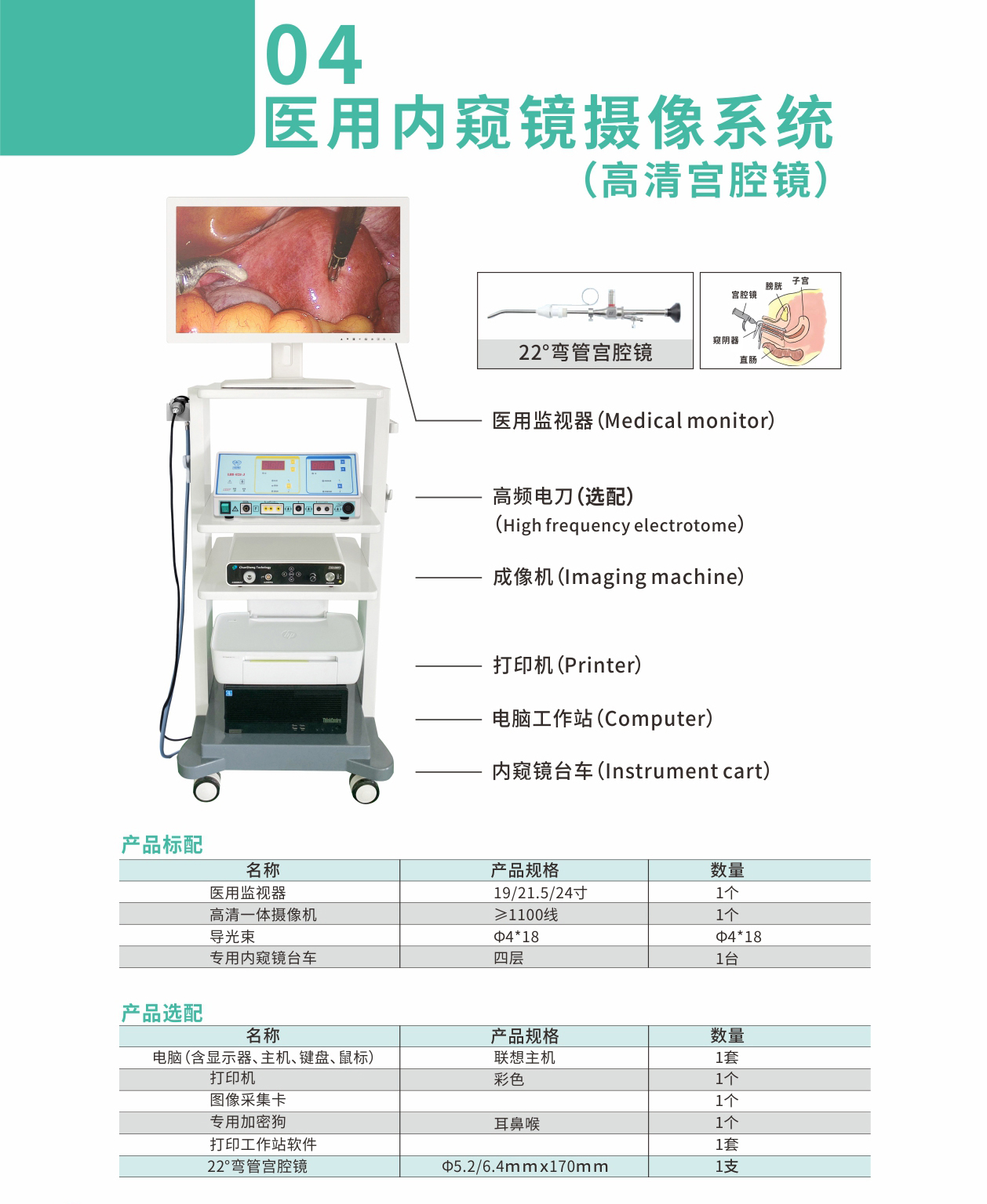 Nasoscope, otoscope, laryngoscope integrated machine, medical otorhinolaryngoscope camera system, direct supply