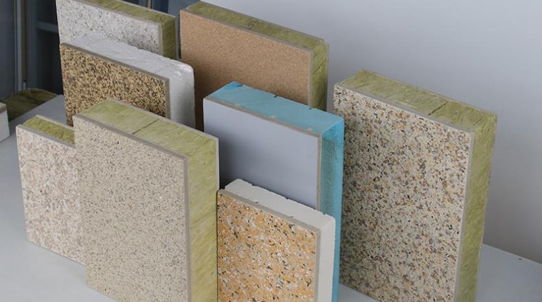 Thermal insulation and decoration integrated board, external wall thermal insulation, water wrapped sand, real stone paint, decorative integrated board