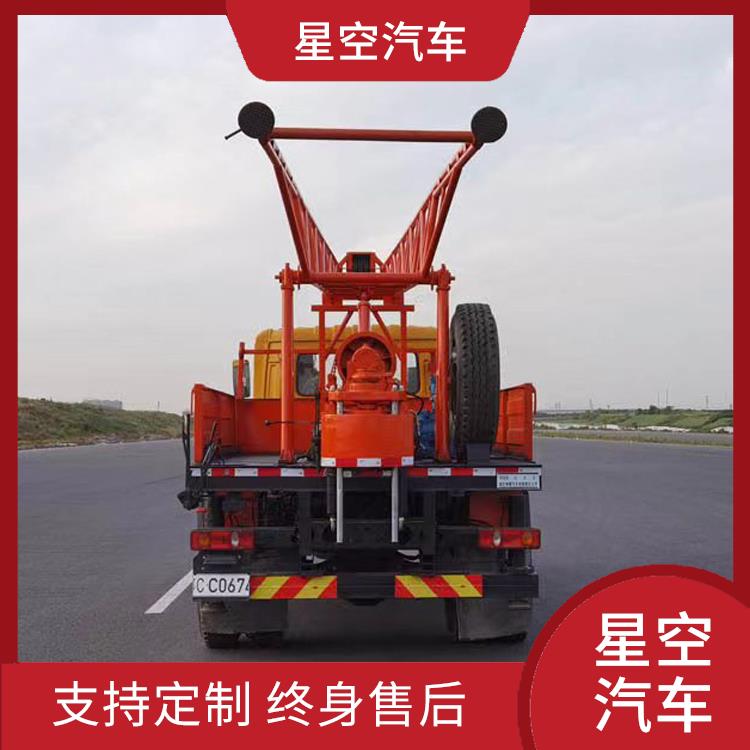 Mobile drilling locomotive drilling water supply well concrete structure inspection hole with beautiful appearance