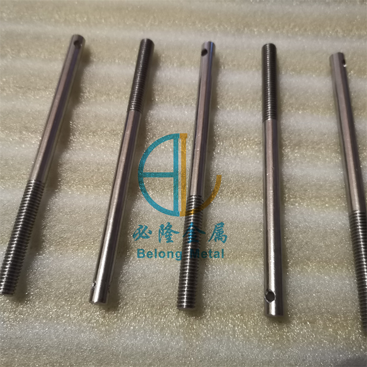 Customized standard non-standard zirconium fasteners, zirconium processing parts, countersunk screws, through center screws, machine screws