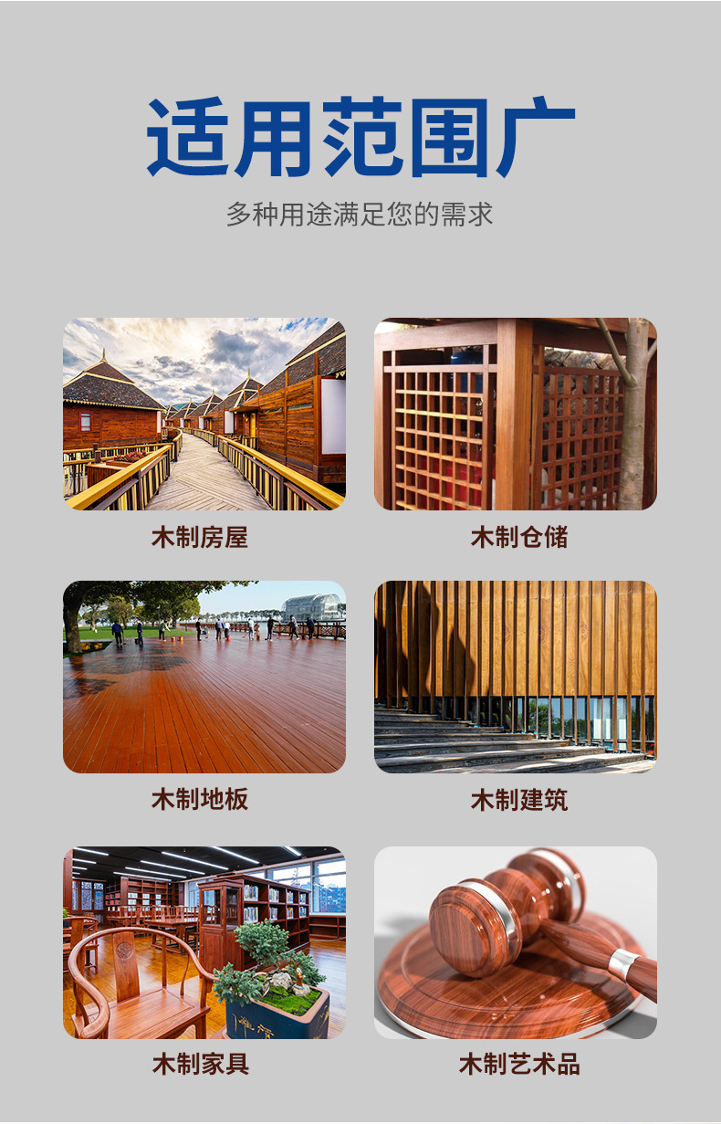 Outdoor anti-corrosion wood, clean taste, weather resistant wood oil, high gloss, natural clean taste, anti-corrosion wood oil, waterproof, insect proof wood oil manufacturer