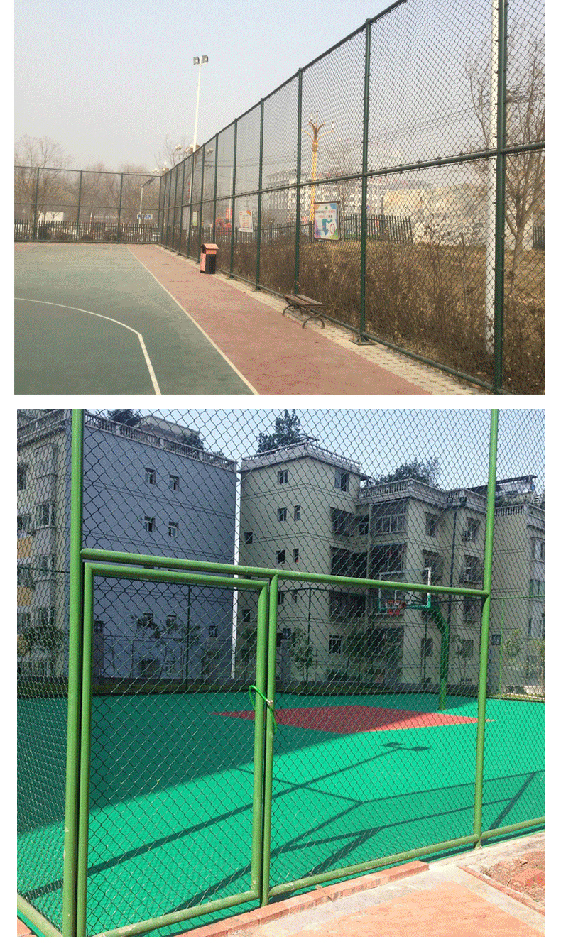 Chongze 3-meter-high frame tennis court fence, table tennis court isolation net, indoor sports field protective net