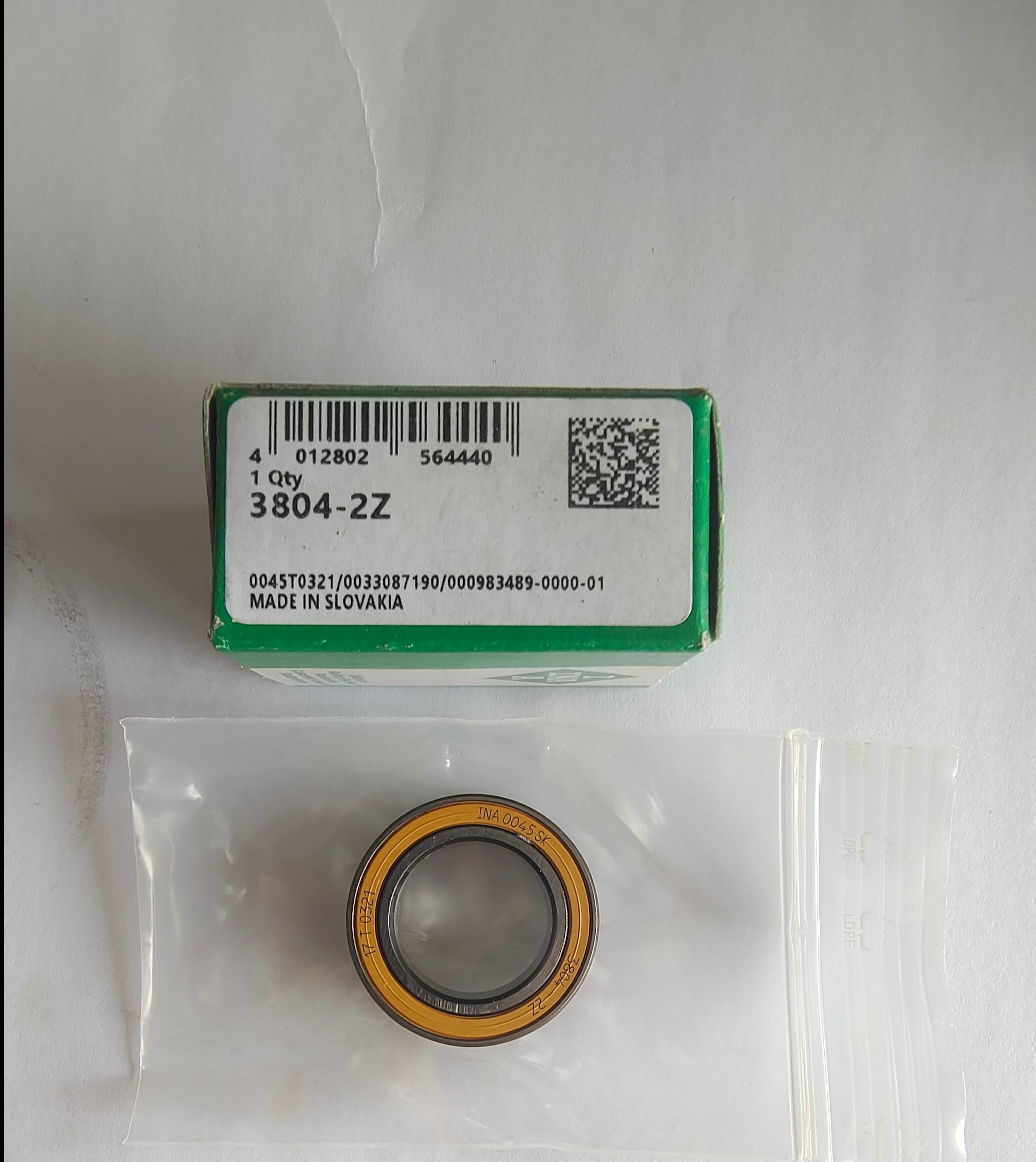 German INA bearing LFR5206-25-2Z outer ring grooved roller bearing needle roller bearing HK1010