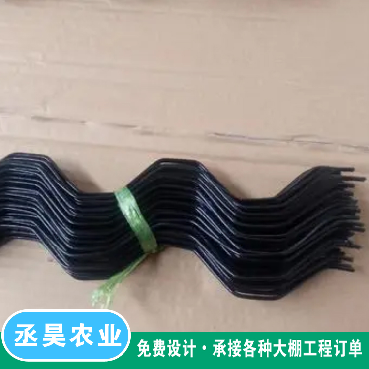 Greenhouse clip spring, steel wire dipped plastic pressure film spring, high strength clip film, reusable. Chenghao Greenhouse accessories have good quality