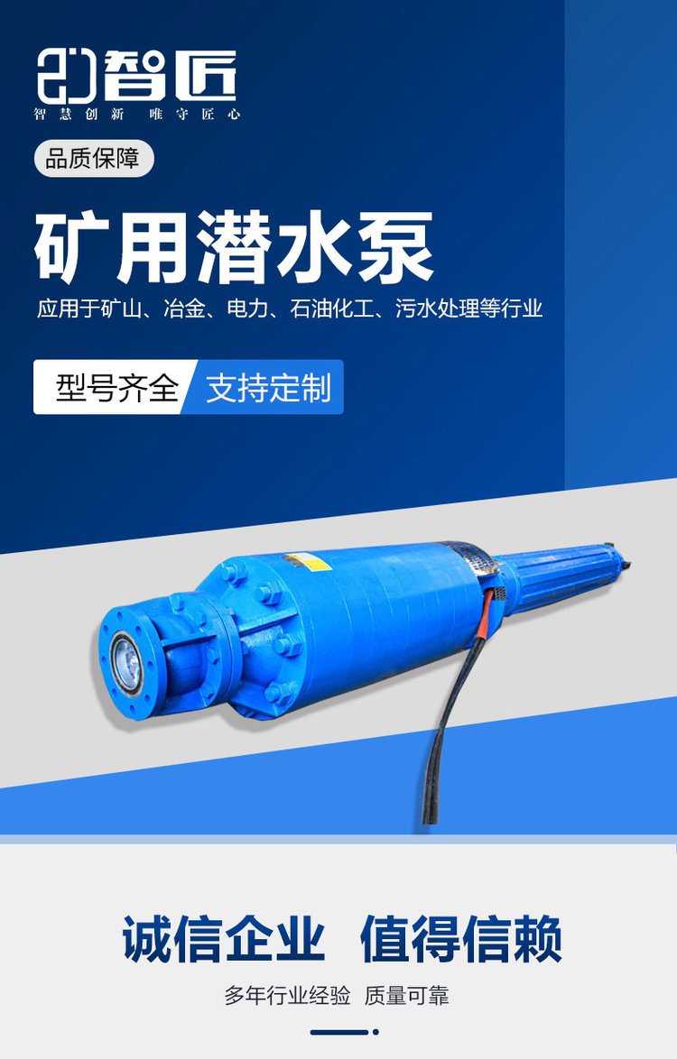 Customized installation of intelligent craftsman's 400 square meter flow single suction mining submersible pump for vertical and horizontal dual purpose forced discharge