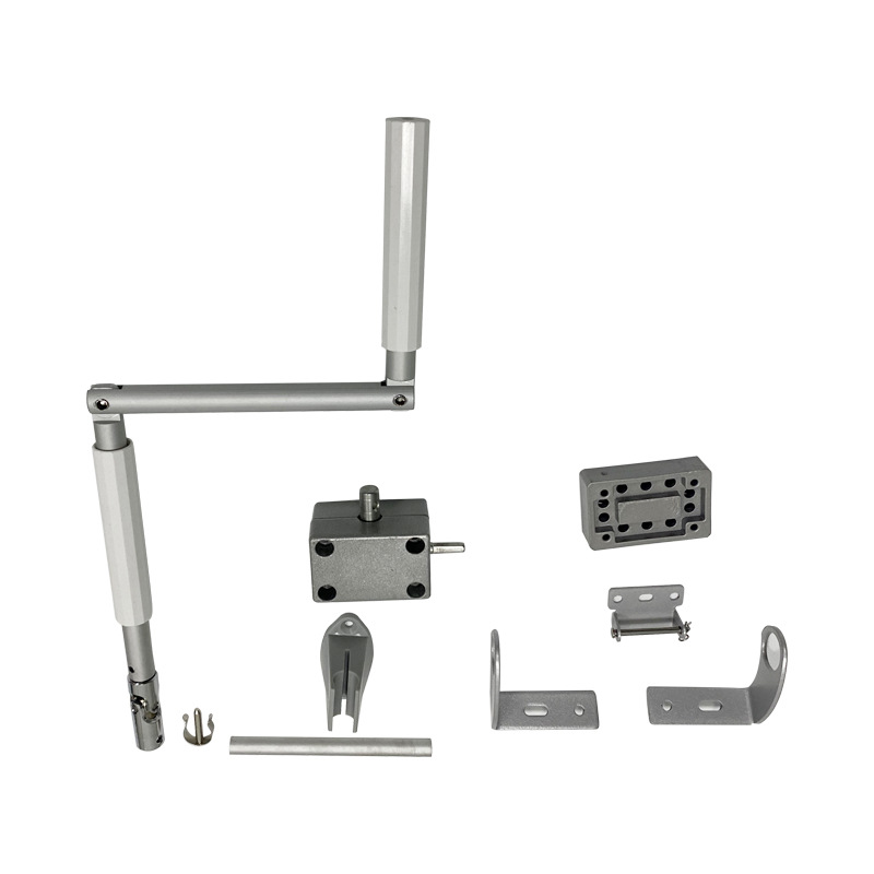 Aluminum alloy pneumatic home bedroom window opener, fire linkage door and window driver, pneumatic smoke exhaust window