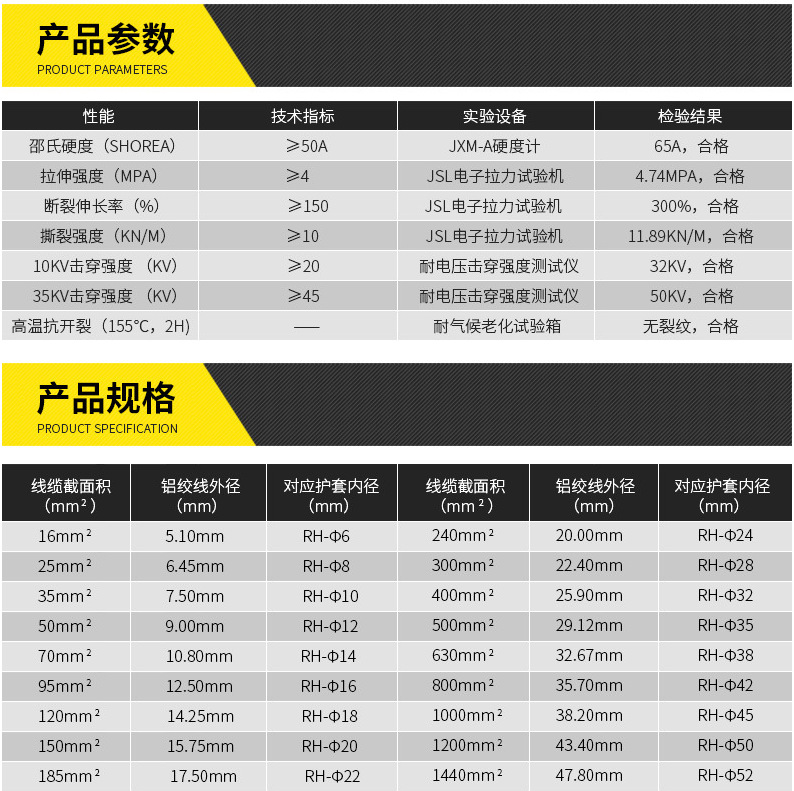 Snap on insulation sheath 10KV High-voltage cable cable protective sleeve 35kv bare conductor silicone insulation protective sleeve