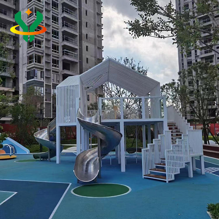 Large outdoor children's playground equipment, shopping mall, outdoor slide scenic area, outdoor playground expansion facilities