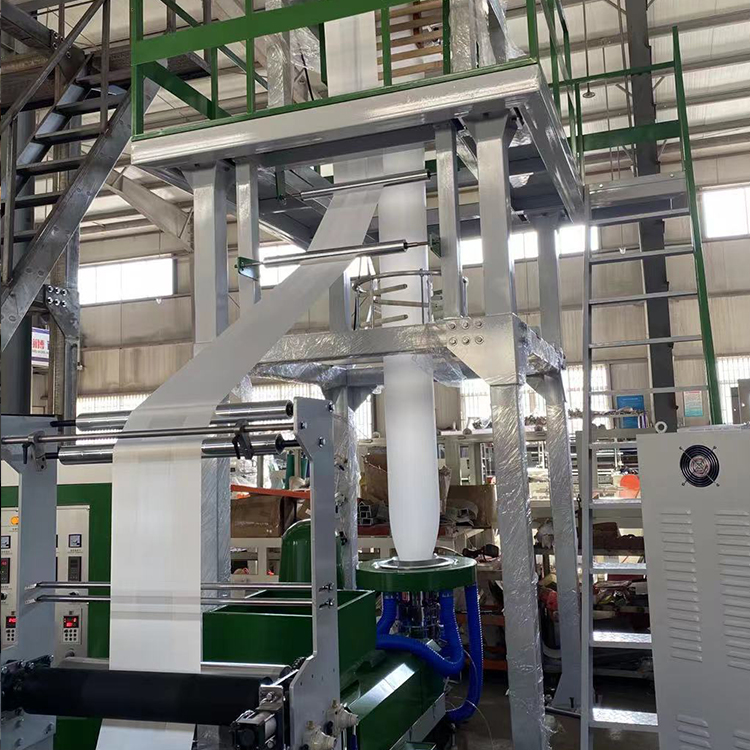 Tongzhuo Mechanical Three Layer Co extrusion Rotating Machine Head Blowing Film Unit Suitable for Continuous Rolling of Aquatic Bag Film