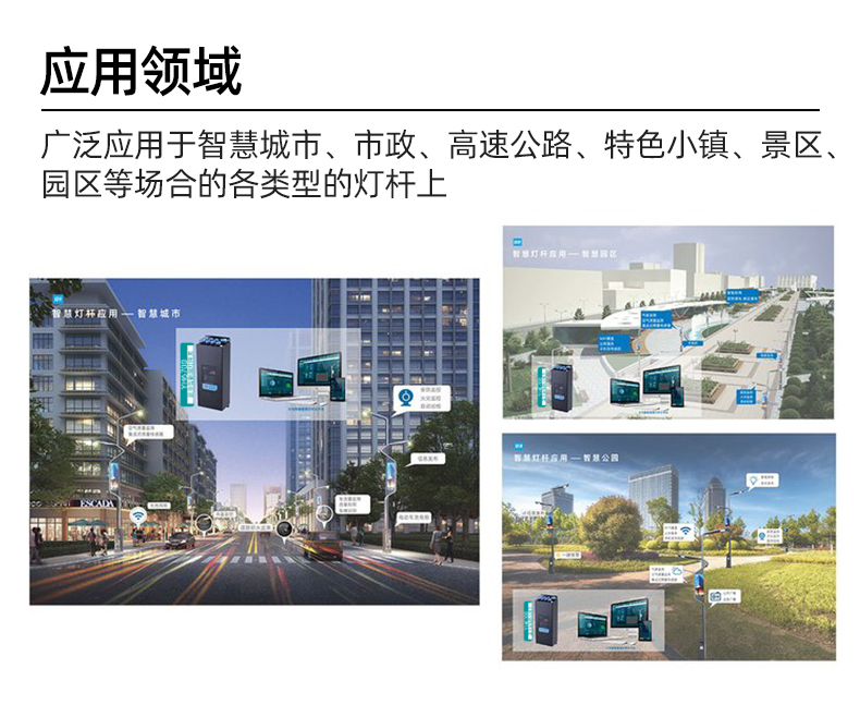 Smart Lighting Pole Monitoring Gateway Smart Lighting Smart Pole Operation and Maintenance Gateway Dynamic Environment Monitoring Terminal