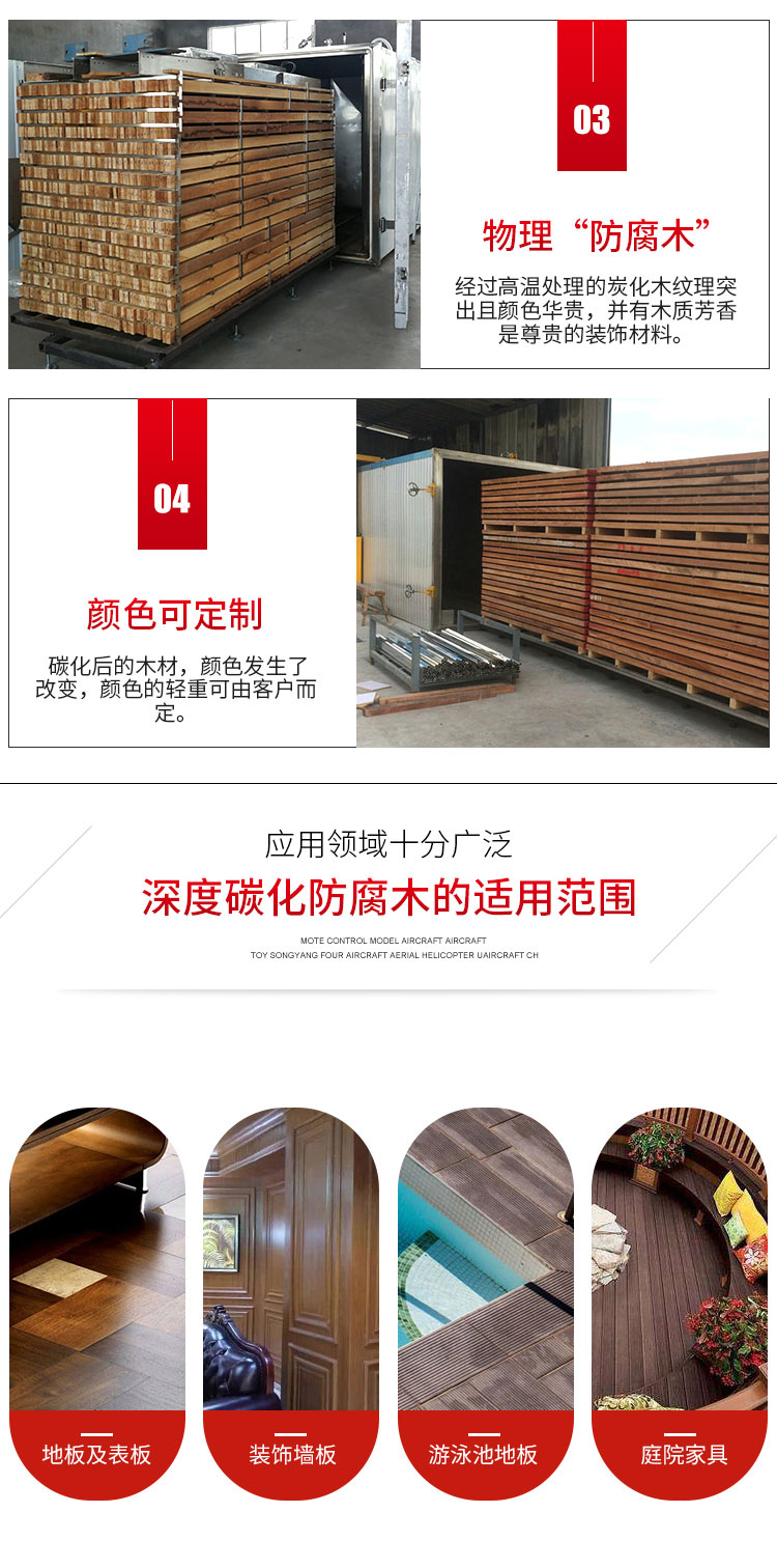 Zhongke Wansheng full-automatic Tonewood specification material carbonization tank carbonization kiln with good effect second-hand equipment transformation