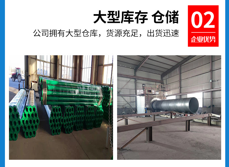 Polyurethane buried foam insulation pipe plastic sleeve steel directly buried prefabricated steel pipe customized processing