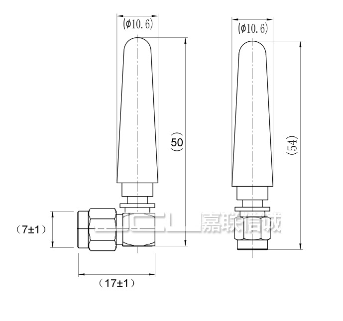 Kexin Communication Antenna Manufacturer 2g 3g gprs nb-iot gsm Elbow Small Pepper Waterproof Stick 4g5g