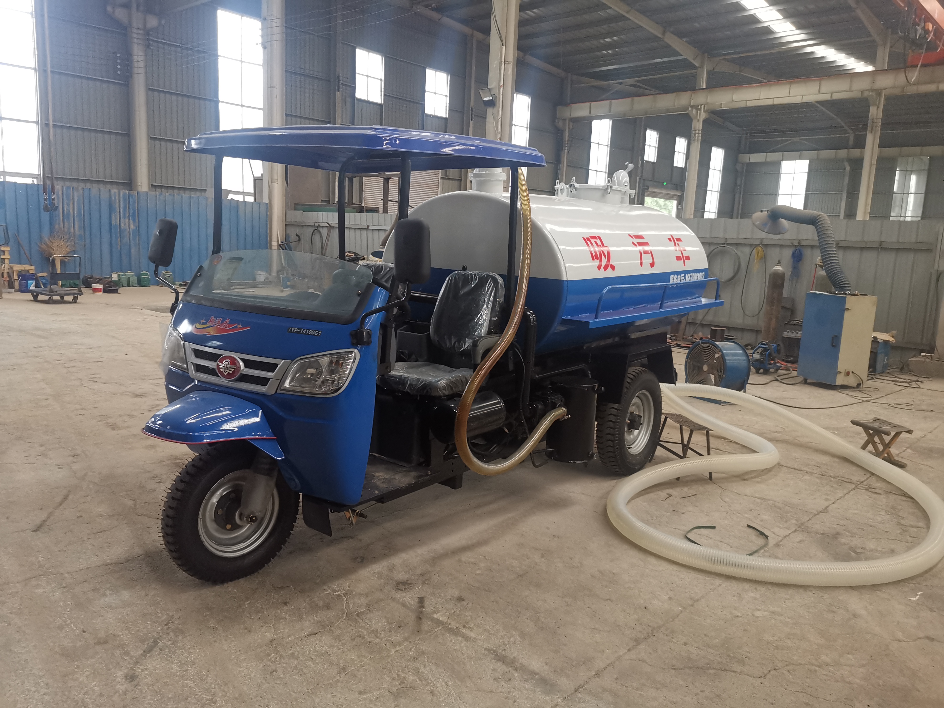 Zeyu Environmental Sanitation Rural Toilet Renovation Three wheeled Sept Suction Truck Small Five Marches Sept Extraction Truck Range Cheng Yuan