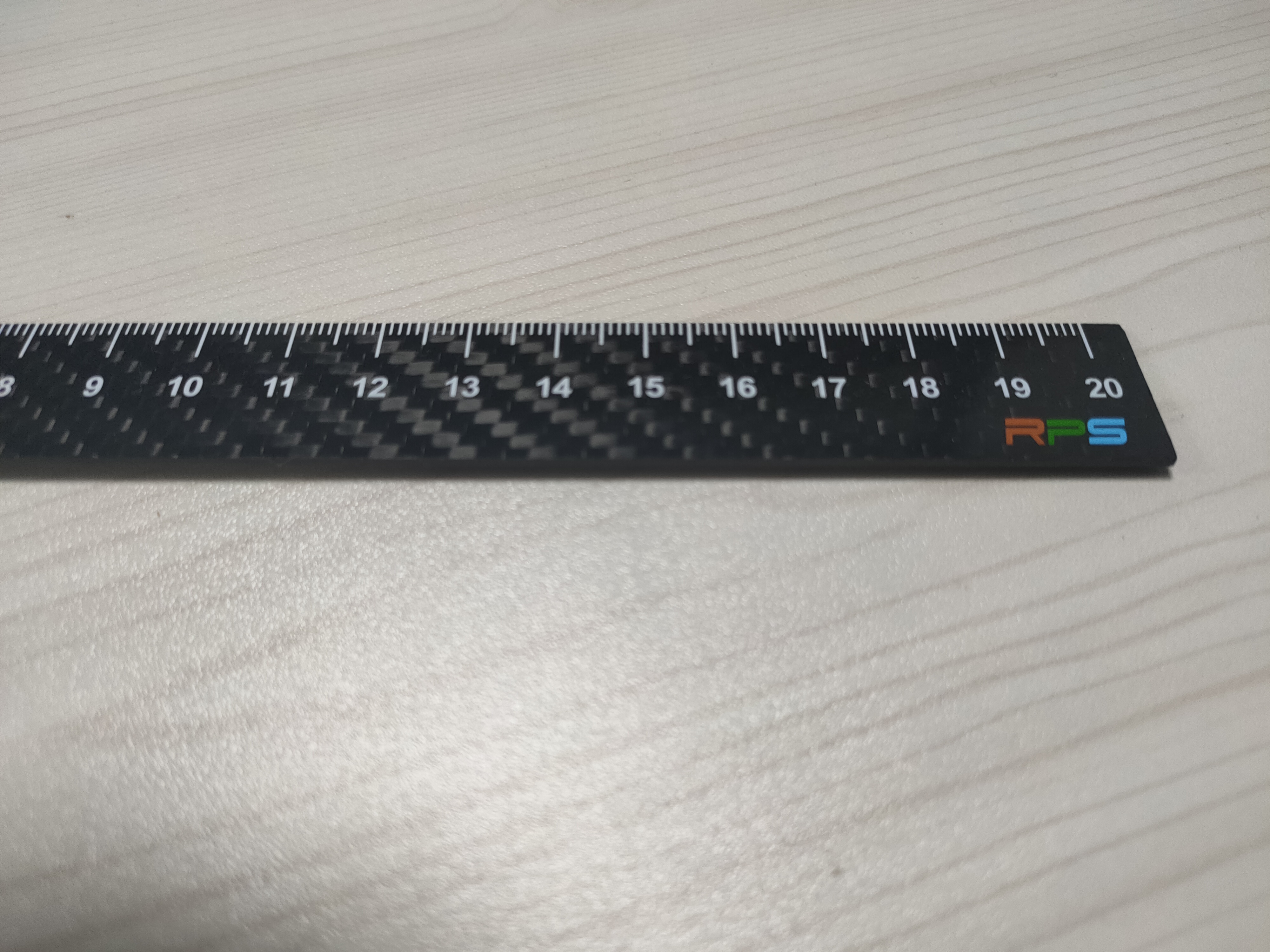 RPS All Carbon Fiber True Carbon Fiber 20cm Long 1.5mm Thick High end Carbon Fiber Ruler