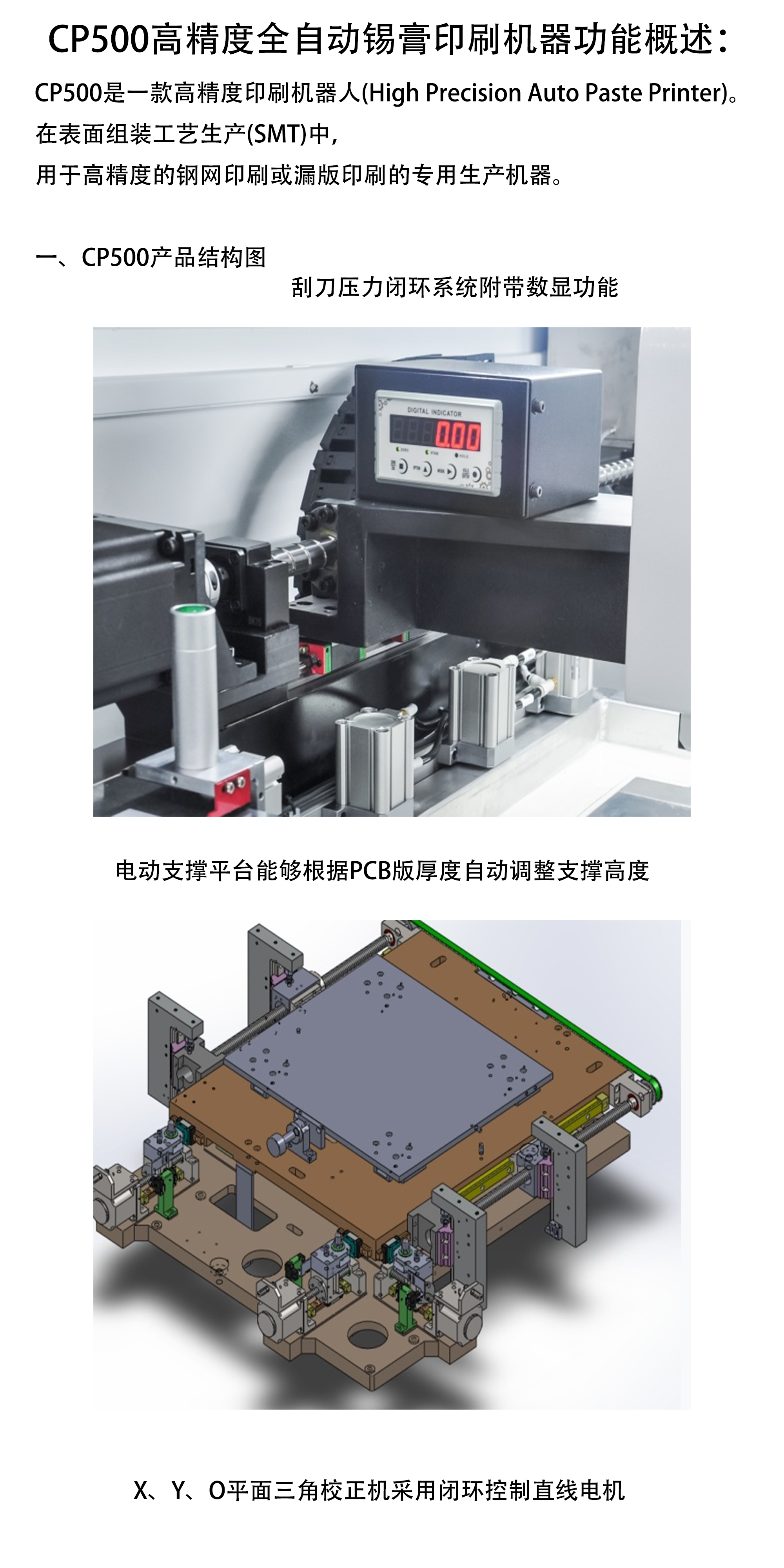 SMT new energy printing machine CP500 high-precision fully automatic solder paste printing machine