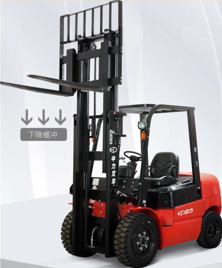 Zhongli 3.5 ton internal combustion forklift CPCD35T3 food warehouse handling Qingdao Juli Machinery