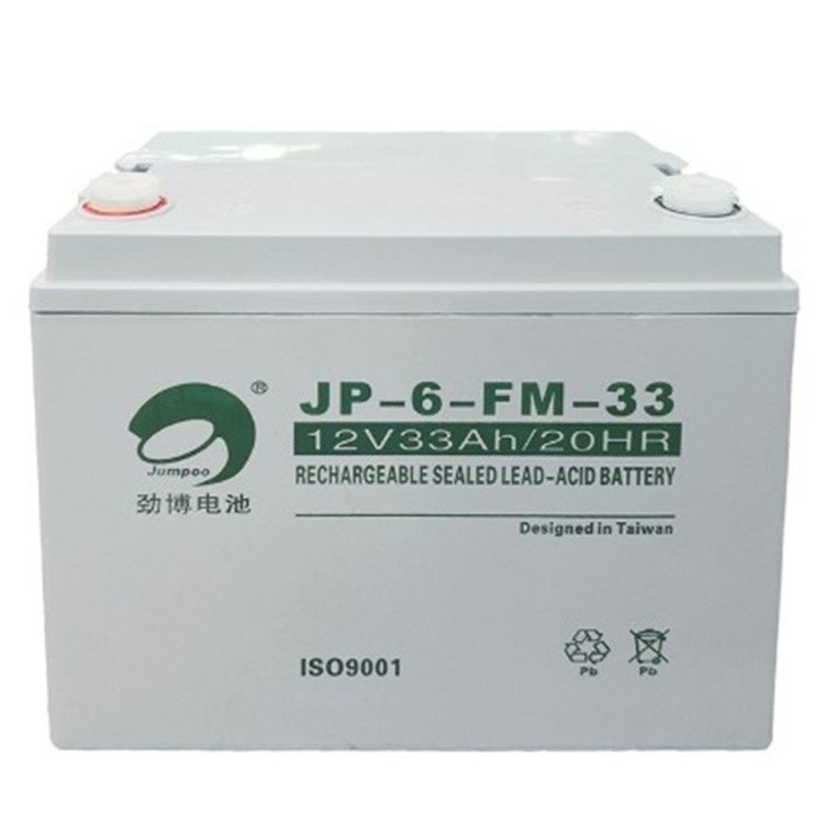 劲博蓄电池JP-6-FM-33 12V33AH 机房应急电源 直流屏配套使用