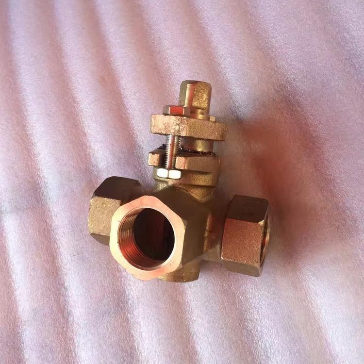 Xinhong valve X14W internal thread three-way plug valve cut-off explosion-proof jacket fluorine lining