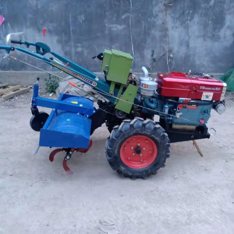 Agricultural walking tractor manufacturer, diesel electric starting farm management machine, orchard and mountainous farming machinery