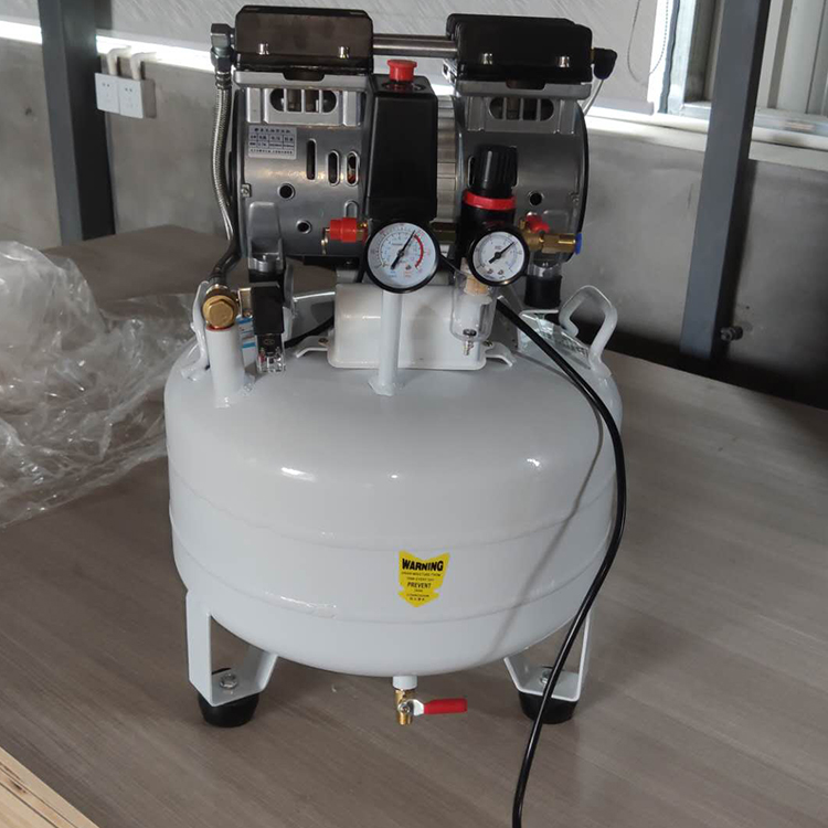 Silent oil-free air compressor, with an air pump pressure adjustment range of 0.2Mpa to 0.8Mpa