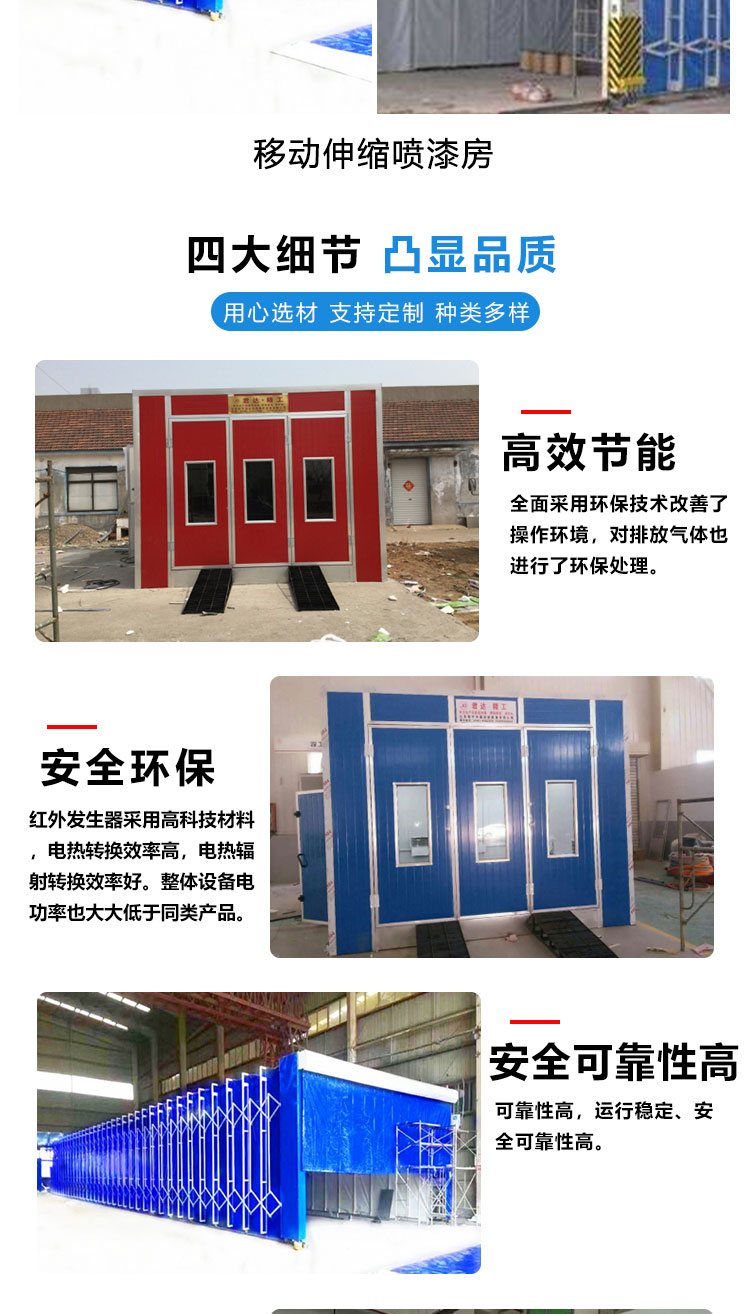 Environmentally friendly furniture painting room dust-free spray painting equipment with stable performance supports customized Pengda