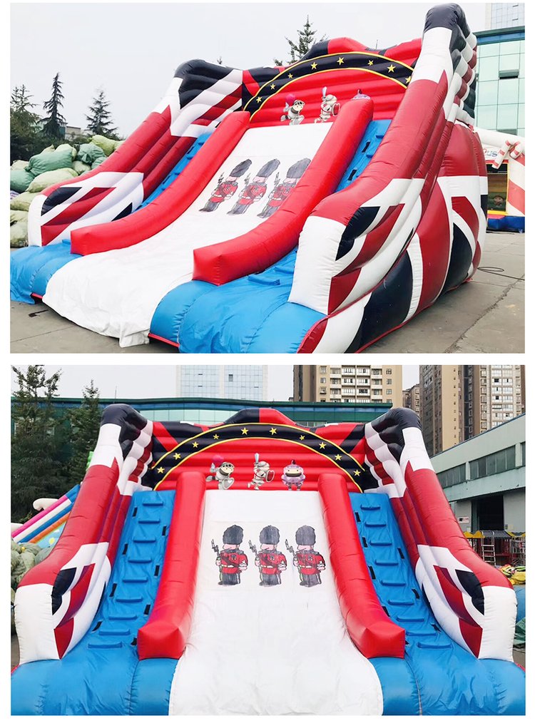 Car Amusement ride Pirate captain inflatable water slide Water park inflatable slide in summer