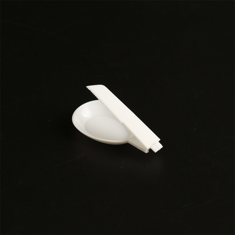 Babao Congee folding spoon can be customized with a length of 103mm. Dexuan Disposable tableware set