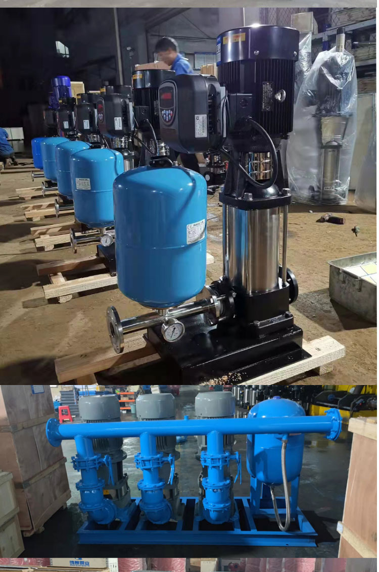 Non negative pressure water supply equipment constant pressure frequency conversion secondary pressurization stainless steel multistage centrifugal pump domestic water supply Booster pump