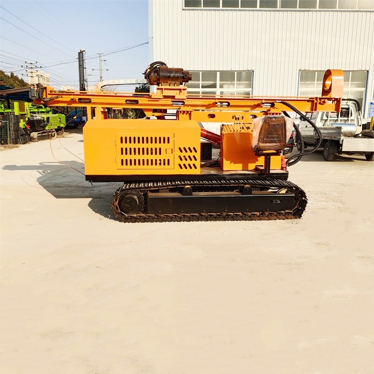 Light and Volt Ground Nail Pile Screwing Machine Crawler Mountaineering Tiger Pile Driving Machine Hydraulic Spiral Drilling Machine