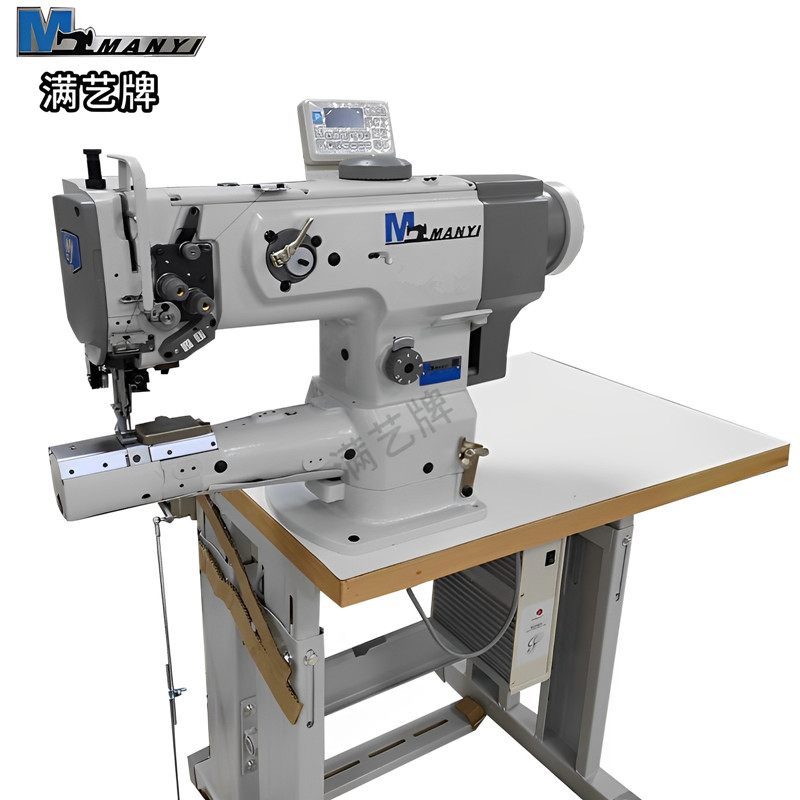 Manufacturer of sewing machine for hard material bags, large mouth, high body, direct drive, integrated edge trimming, high head sewing