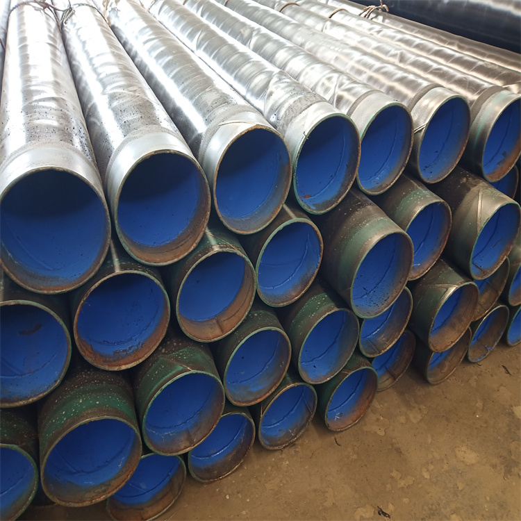 Buried 3PE anti-corrosion spiral steel pipe for sewage and water supply delivery, customized according to needs