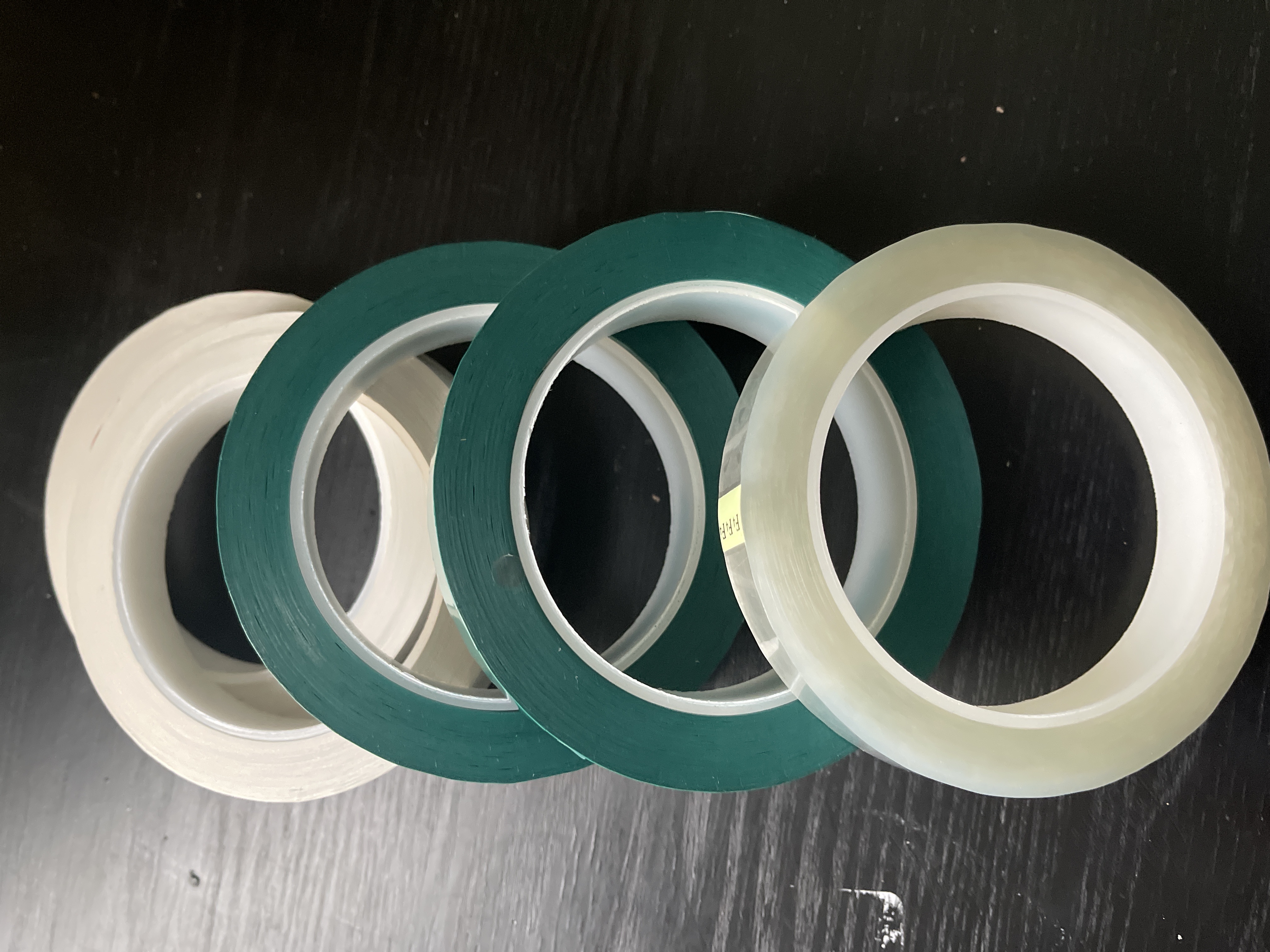 Shielding protection of PET high-temperature green tape spraying, baking paint electroplating, acid and alkali resistance, corrosion resistance, and high pressure resistance