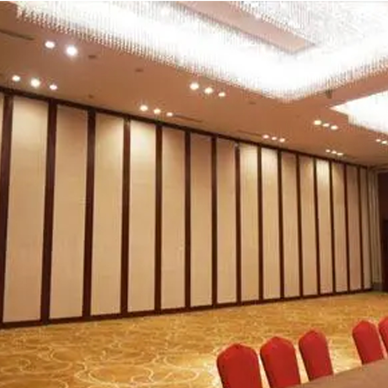 Customized hotel banquet hall partition wall, movable wall, fully automatic electric partition screen door, no need for manual operation