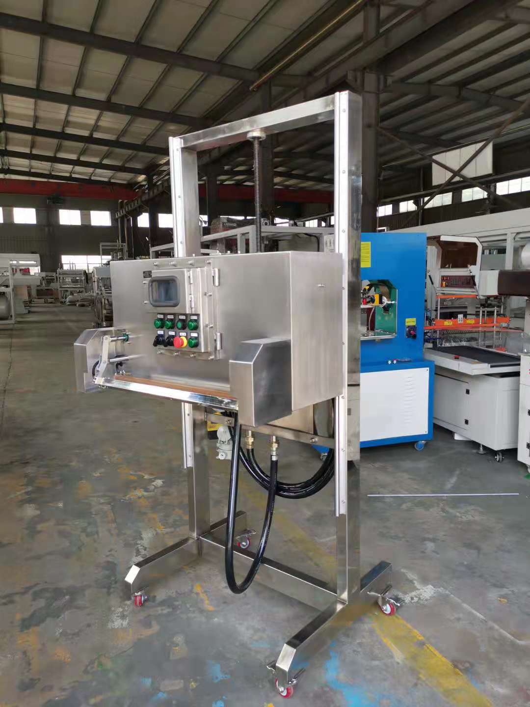 Class A workshop explosion-proof sealing machine single channel double-sided heating sealing strip temperature control touch screen PLC control