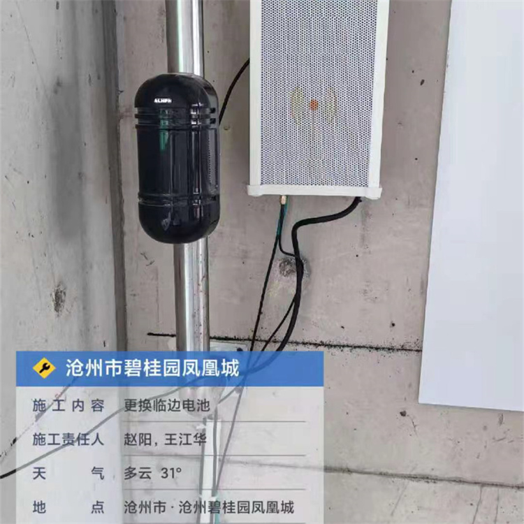 Monitoring and warning of employees in hazardous areas of spot construction sites, perimeter area personnel intrusion alarm system, edge protection