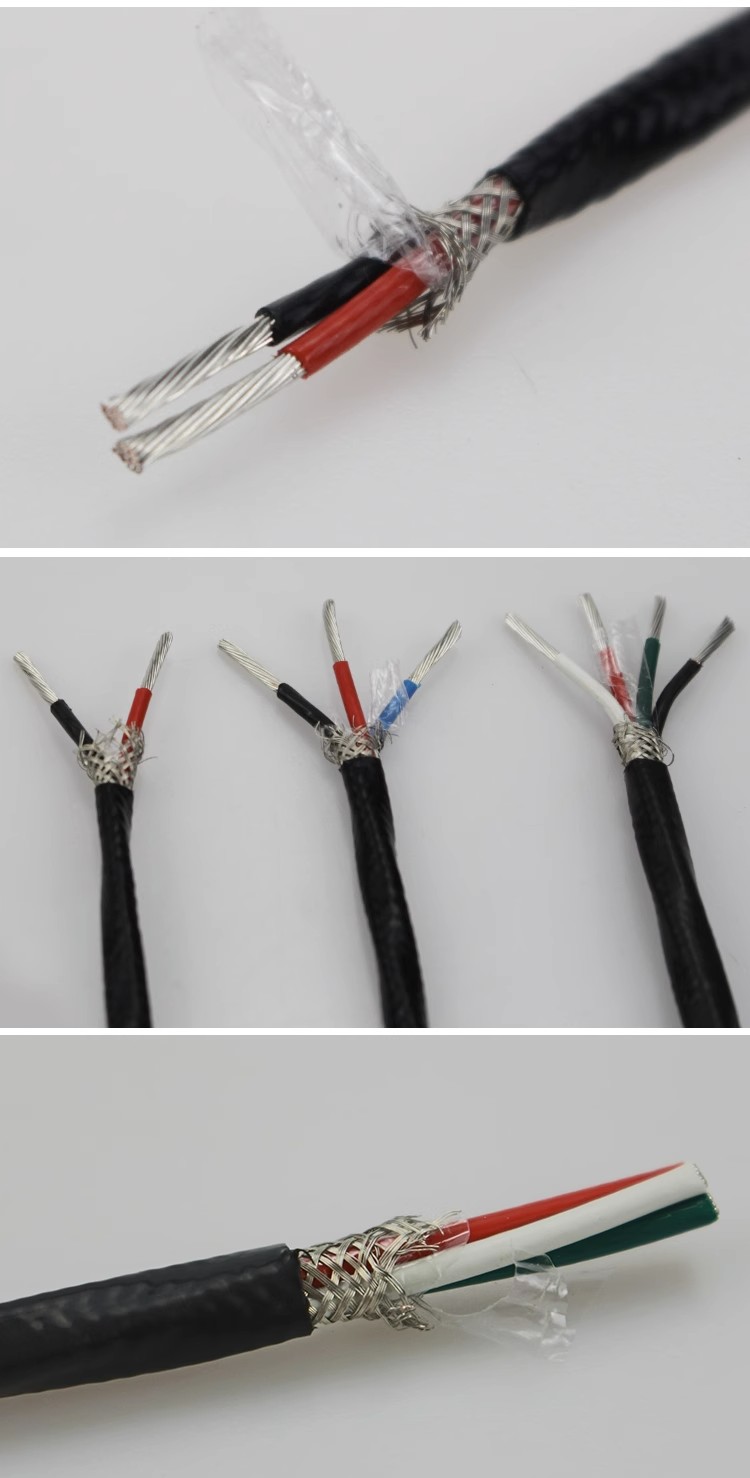 Manufacturer cable AFPF46-2 Teflon power cord 200 ℃ electrical equipment cable 3 * 1.0 customized wire