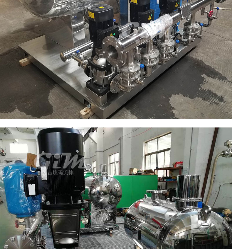 Non negative pressure variable frequency water supply pipe network stacked water supply unit, secondary water supply pump unit, high-rise booster, Giema