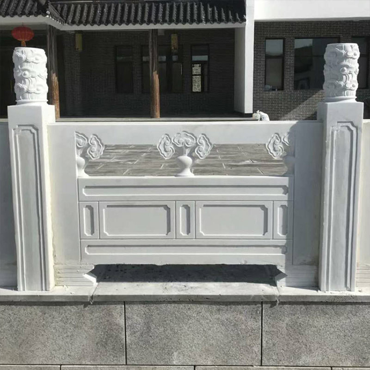 Marble relief railing panel manufacturer, professional stone railing panel relief customization, Green Ao Sculpture Factory