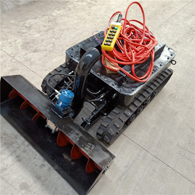 Suspension damping electric remote control track chassis fully automatic track robot chassis assembly